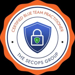 Certified Blue Team Practitioner certification badge